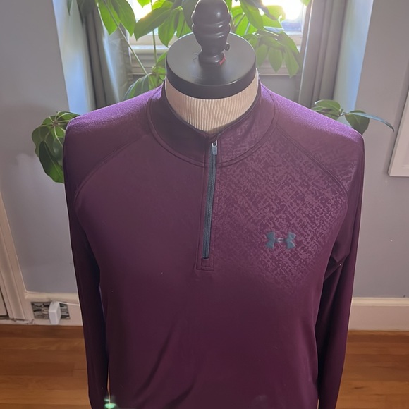 Under Armour long  sleeve half zip performance shirt - Picture 3 of 8
